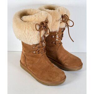 UGG Montclair Women's Lace Up Boots Chestnut Brown Style 1892